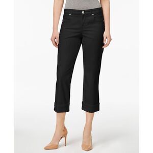 Style & Co Petite Curvy Cuffed Capri Jeans